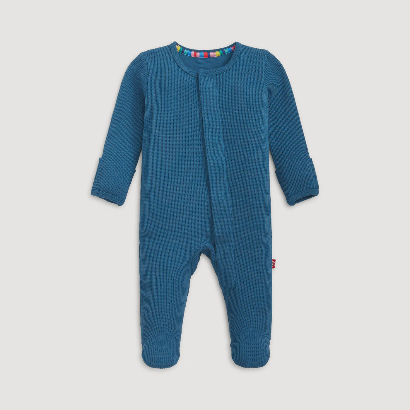 Dark Blue Waffle Footie