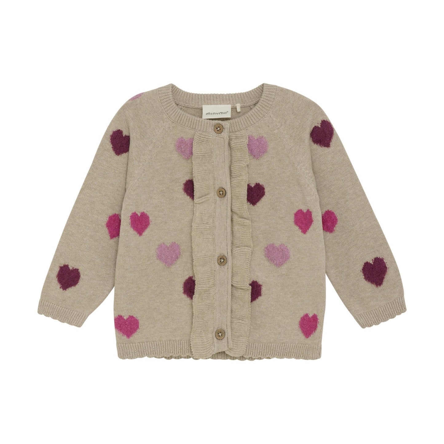 Ruffle Heart Cardigan