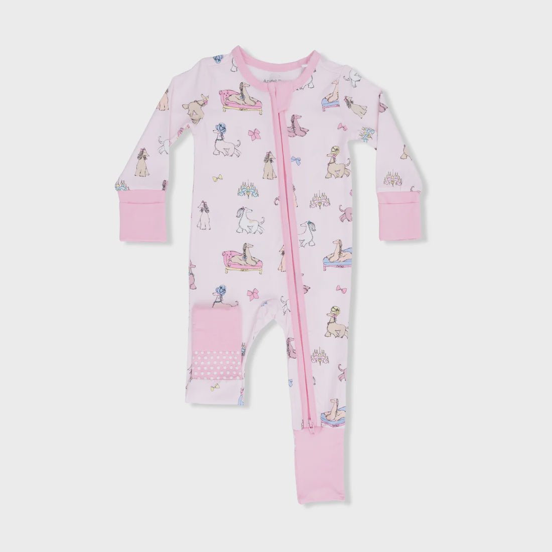 Fancy Hounds with Bows Convertible Romper