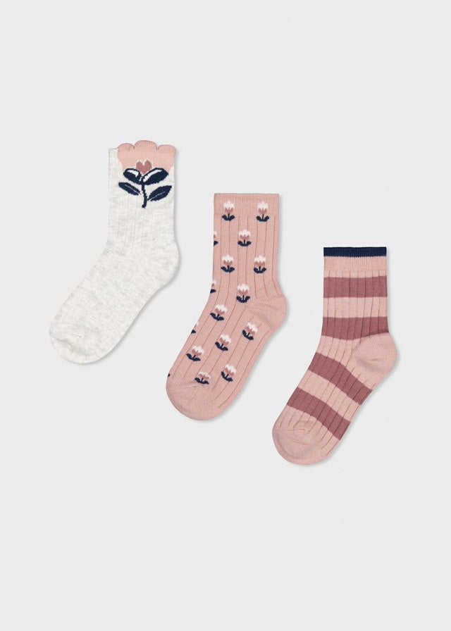 Springtime Flowers 3 Sock Set 10289