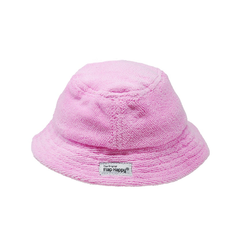 Terry Beach Bucket Hat Pink