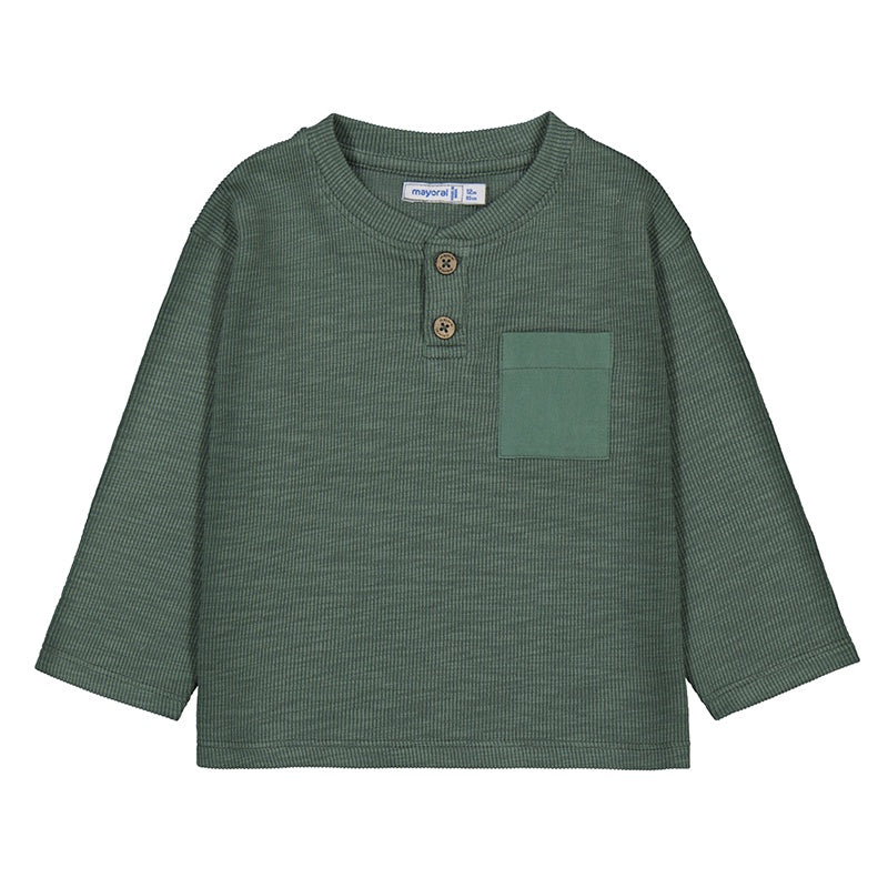 Emerald Henley LS Toddler Top