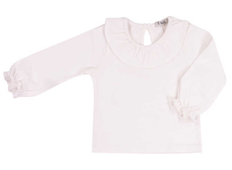 LS Top w/ Flowy Collar