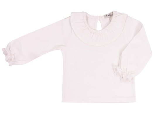 LS Top w/ Flowy Collar