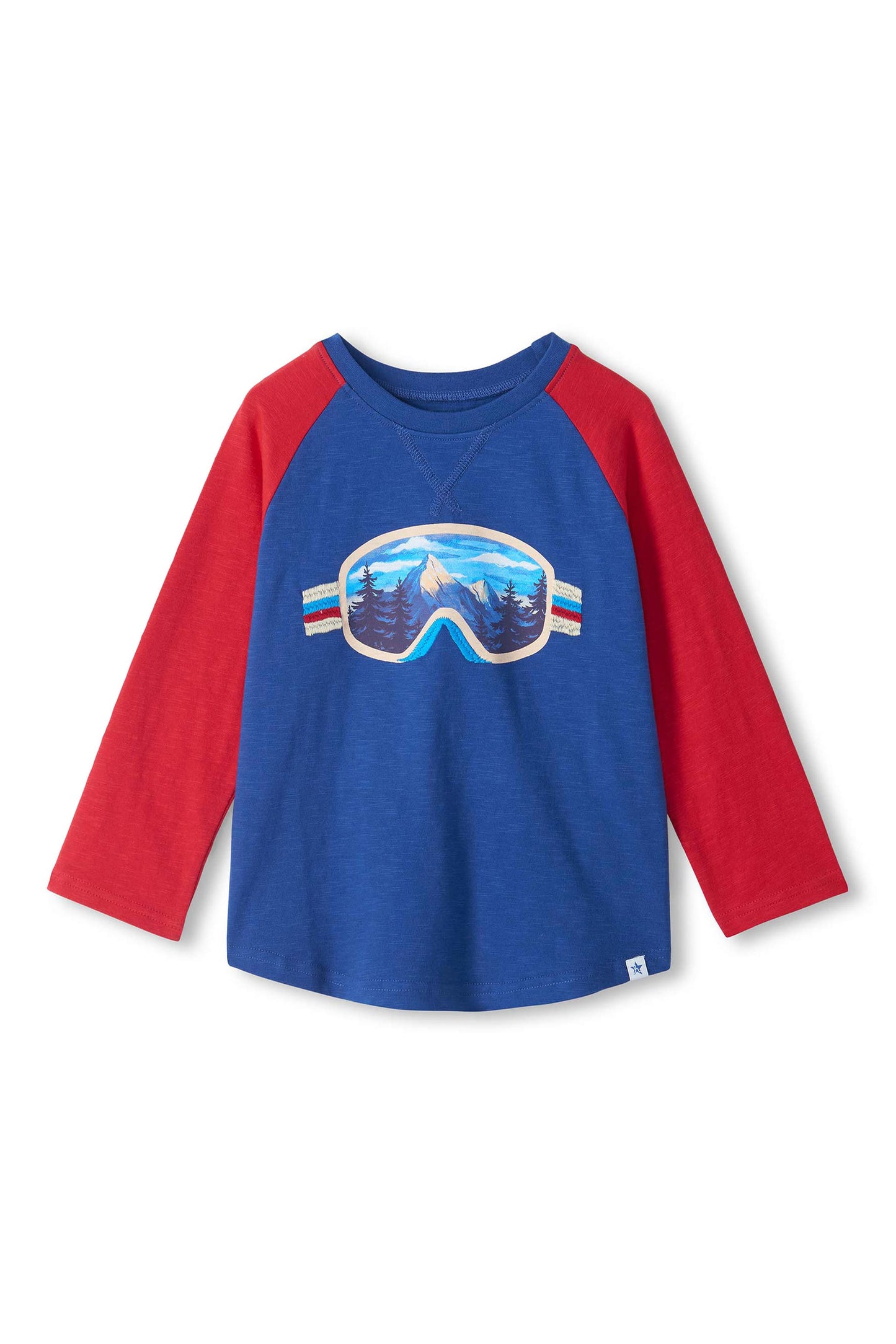 Landscape Gogggles Raglan LS Kid Tee