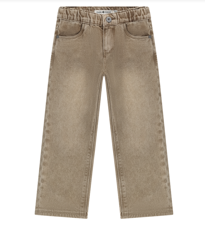 Sand Relaxed Fit Denim Toddler Jeans