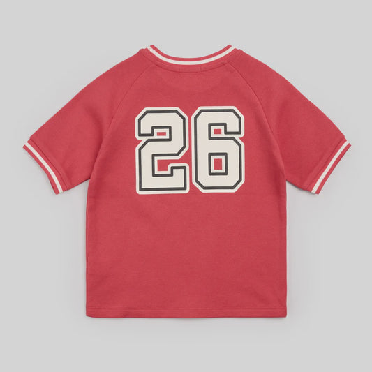 Twenty-Six Toddler Knit Tee in Red