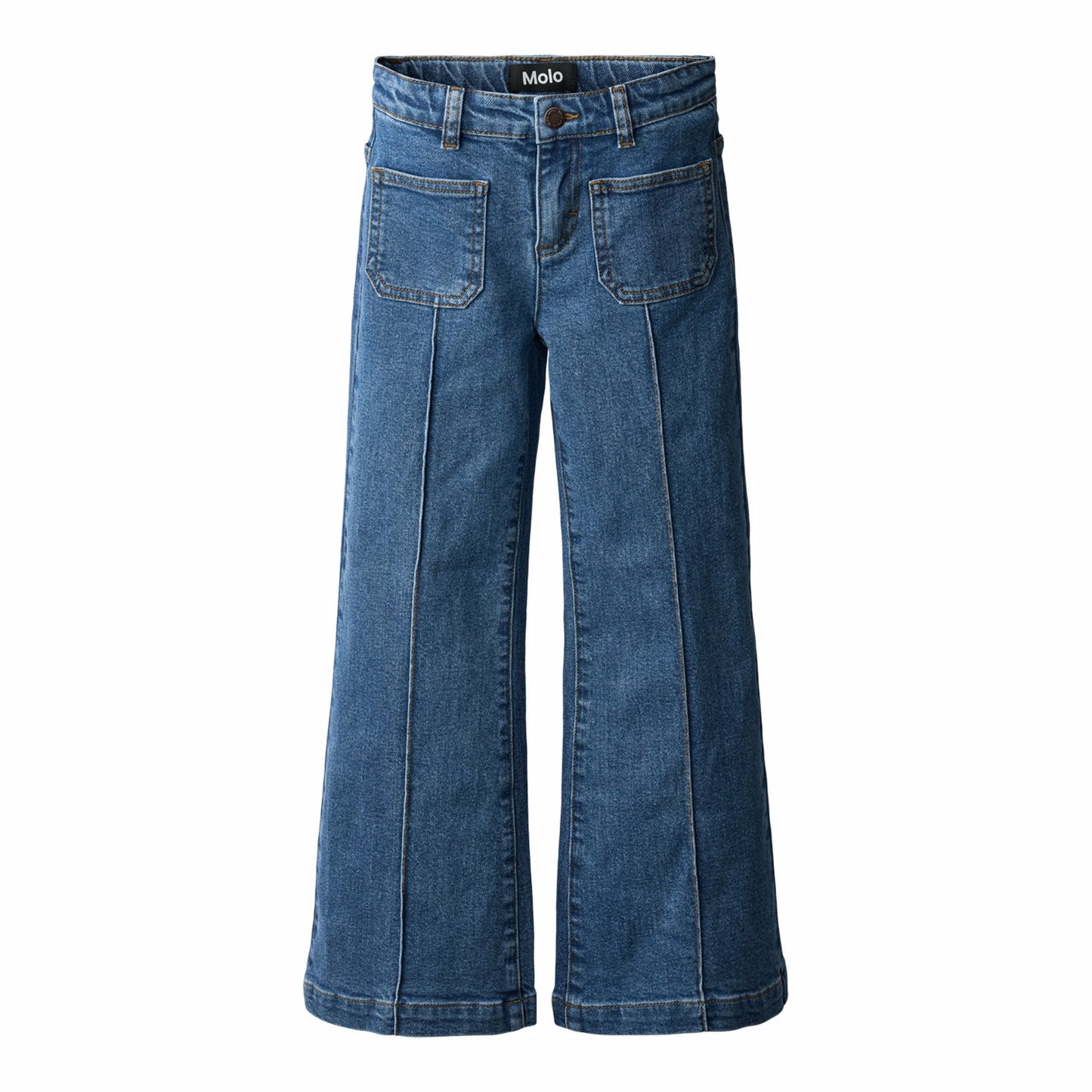Adina Vintage Wash Wide Leg Jeans