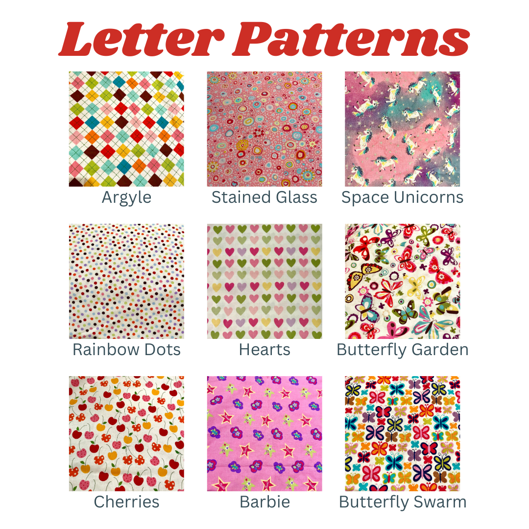 Alphabetable Pillows