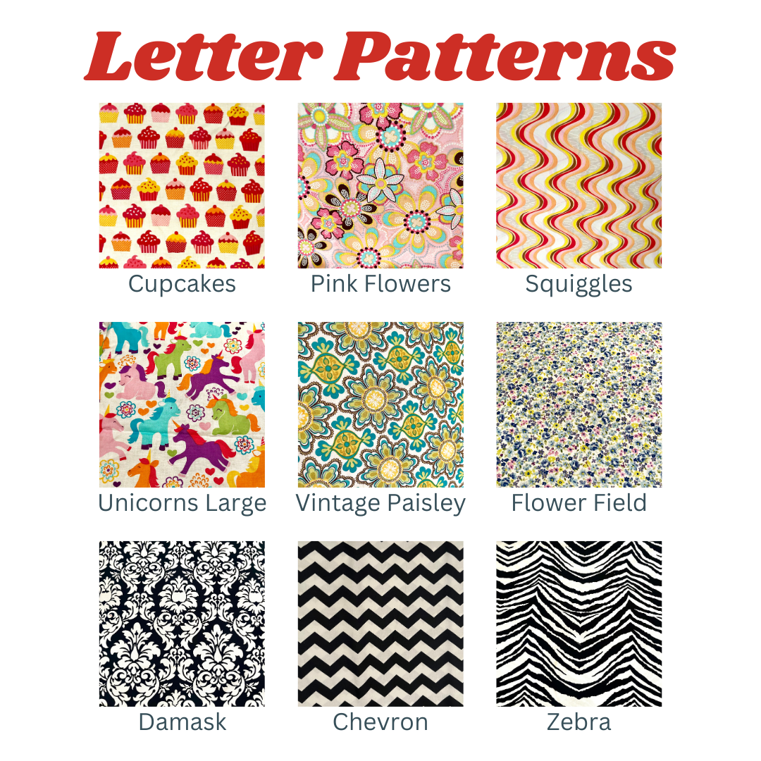 Alphabetable Pillows