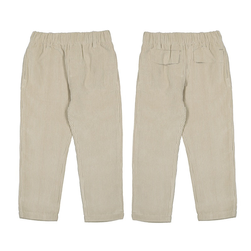 Beige Corduroy Toddler Pant