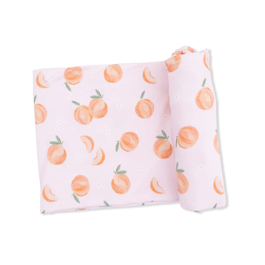 Sweet Peach Swaddle Blanket