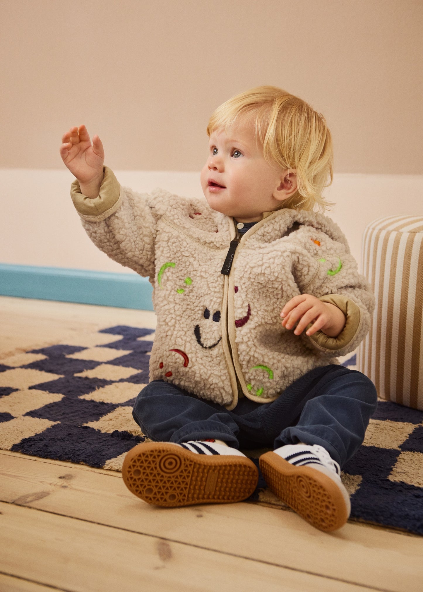 Ummi Teddy Emotions Fleece Baby Coat