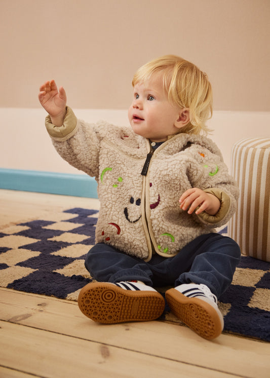 Ummi Teddy Emotions Fleece Baby Coat
