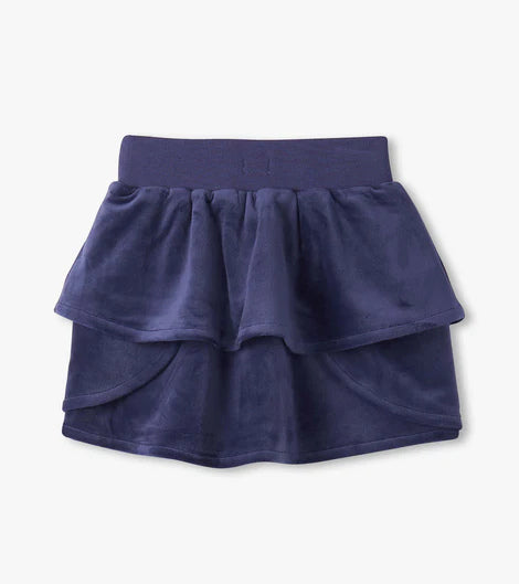 Patriot Blue Velour Skirt