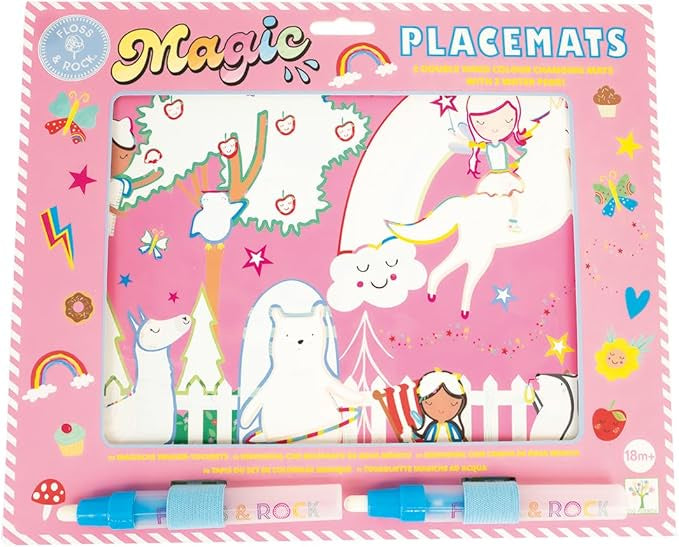 Rainbow Fairy Magic Water Placemats