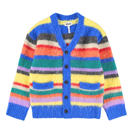 Brutus Fuzzy Stripe Cardigan