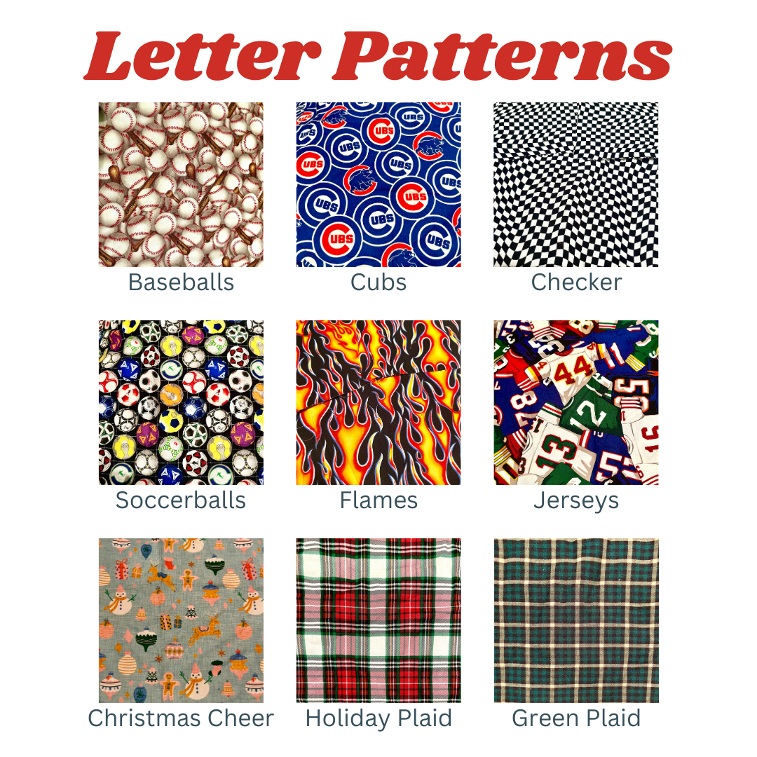 Alphabetable Pillows