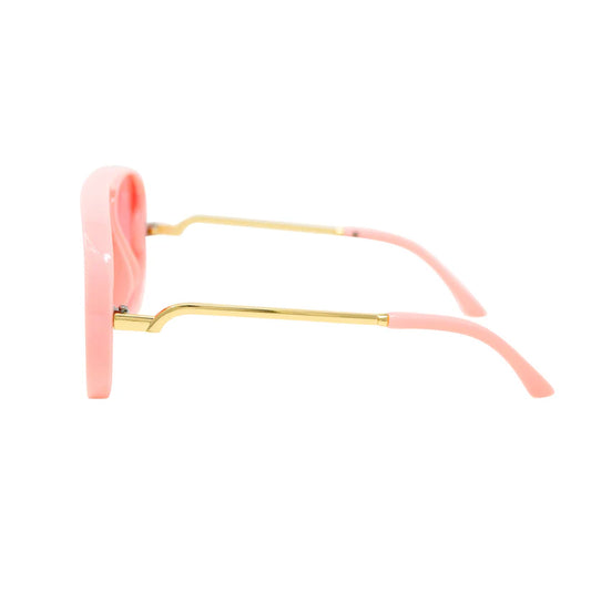 Aviator Teardrop Sunglasses- Pink