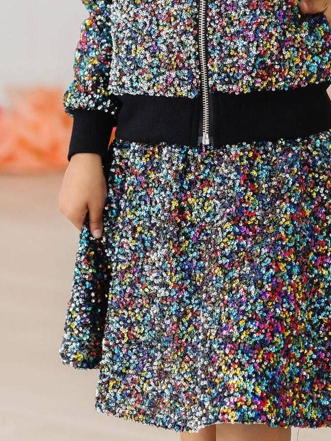 Confetti Sequin Twirl Skort
