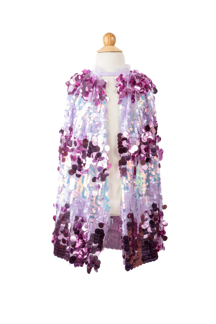 The 5th Avenue Purple Pailette Cape - Size 4-6