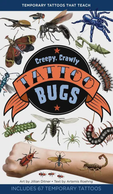 Creepy Crawly Tattoo Bugs
