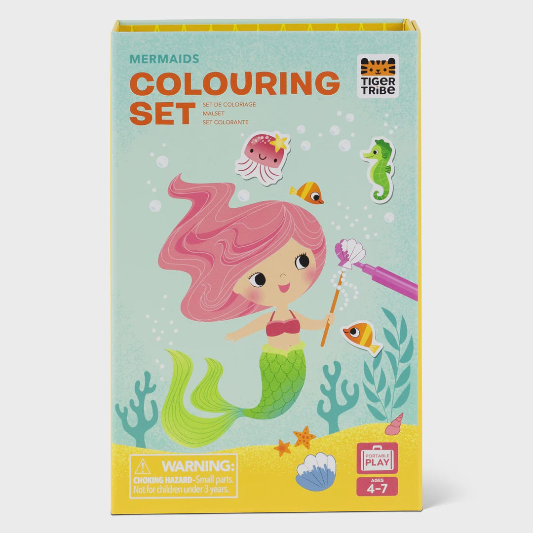 Coloring Set Mermaids