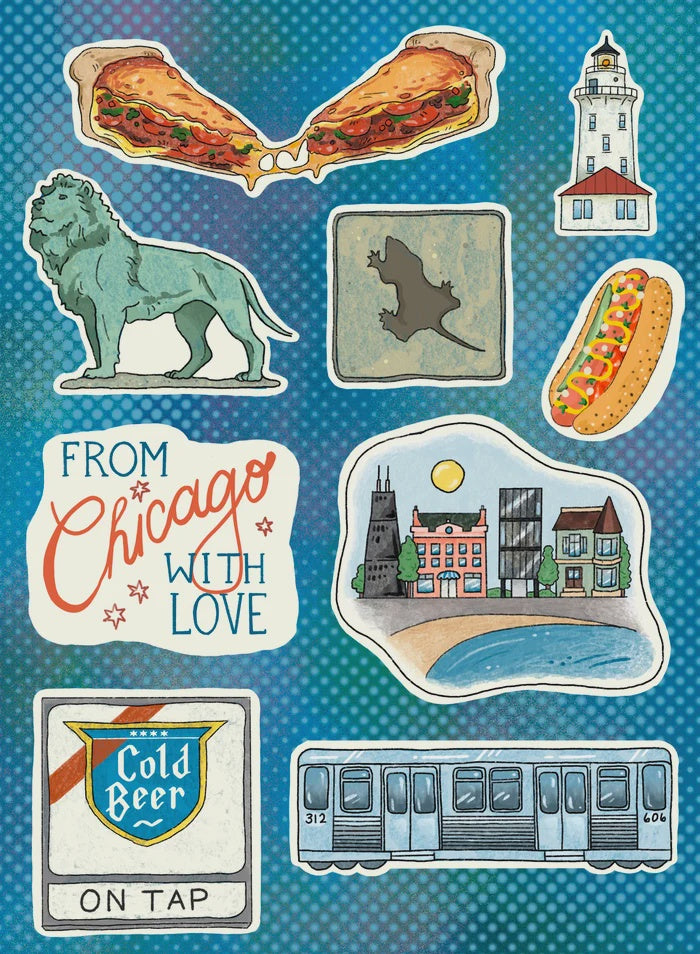 Kept Chicago Sticker Sheet
