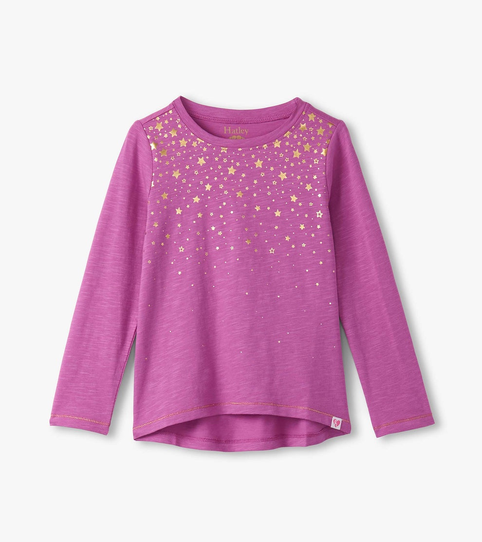 Falling Stars Graphic LS Tee