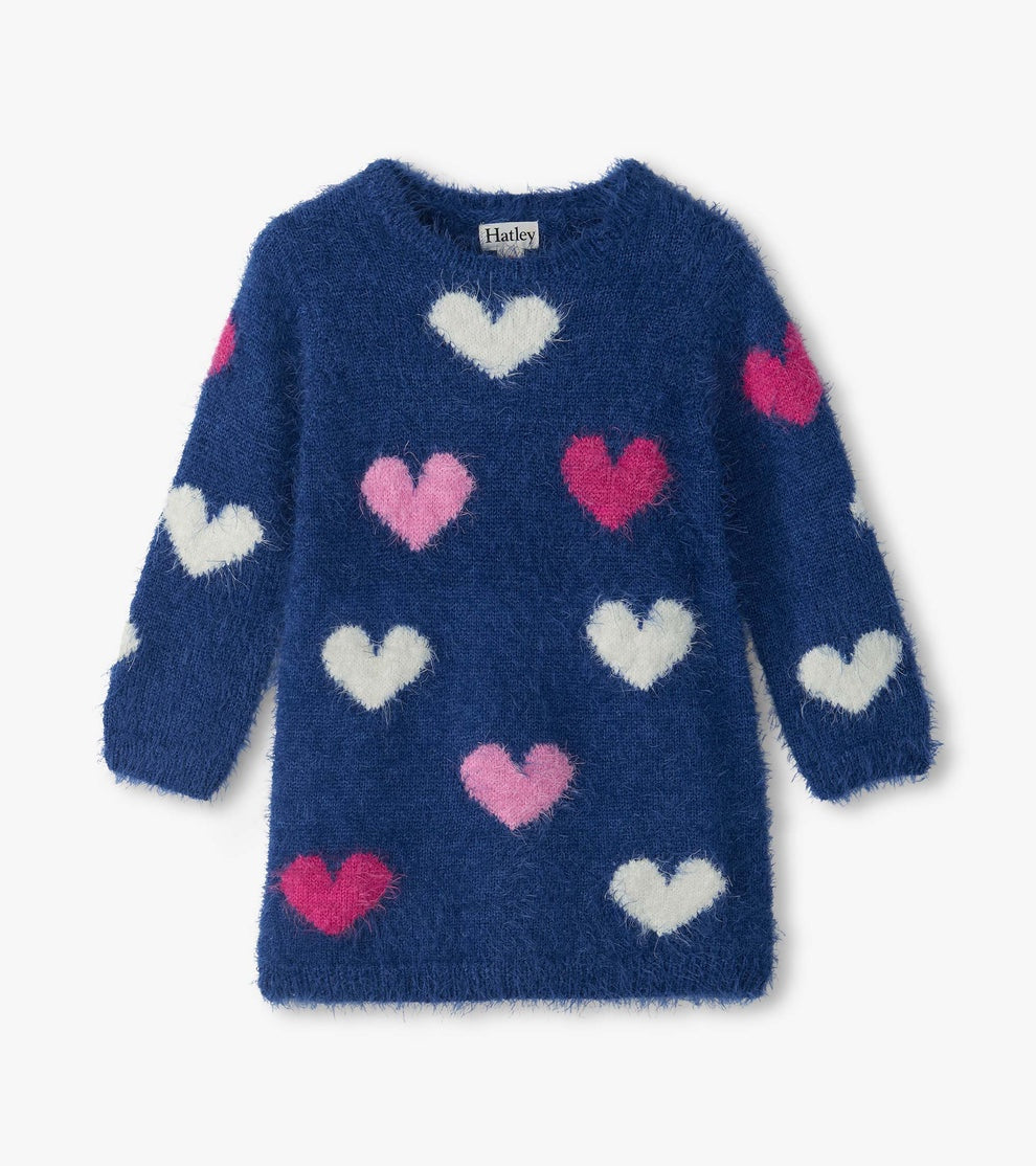 Lovely Hearts Sweater Dress