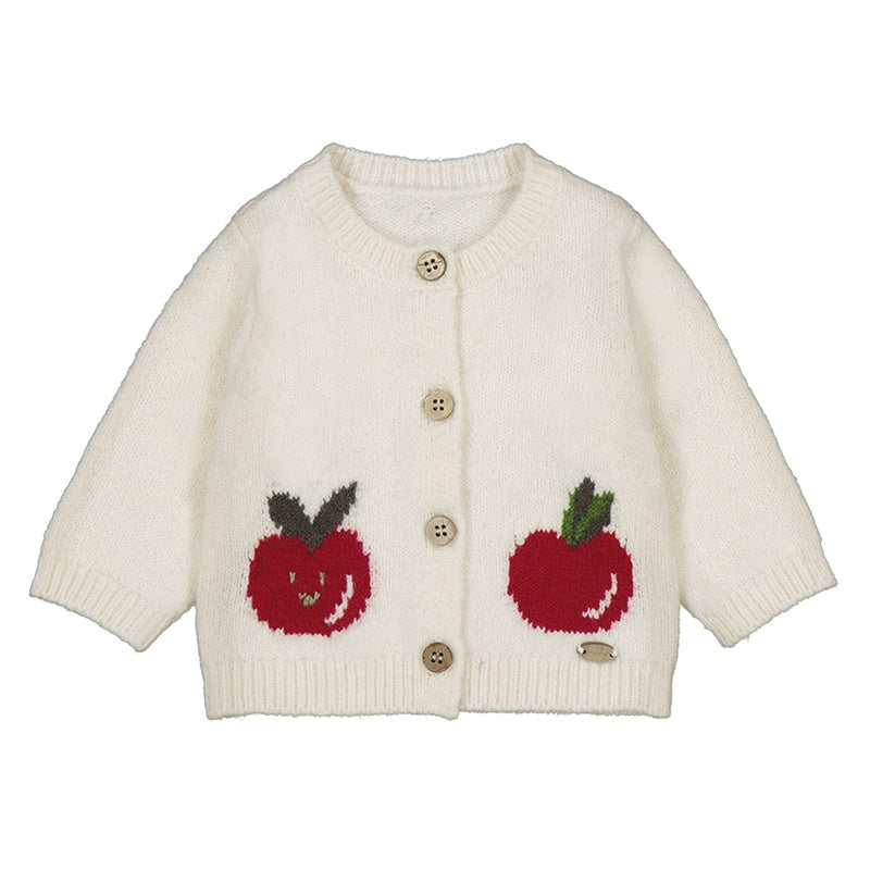 Red Apple Knit Cardigan