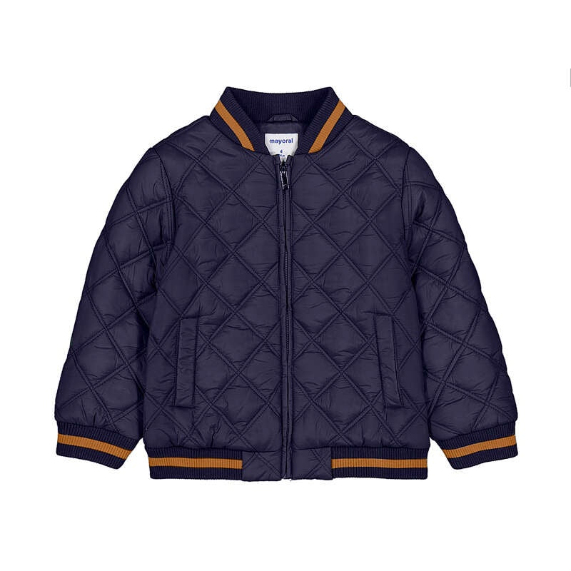 Quilted Bomber Coat