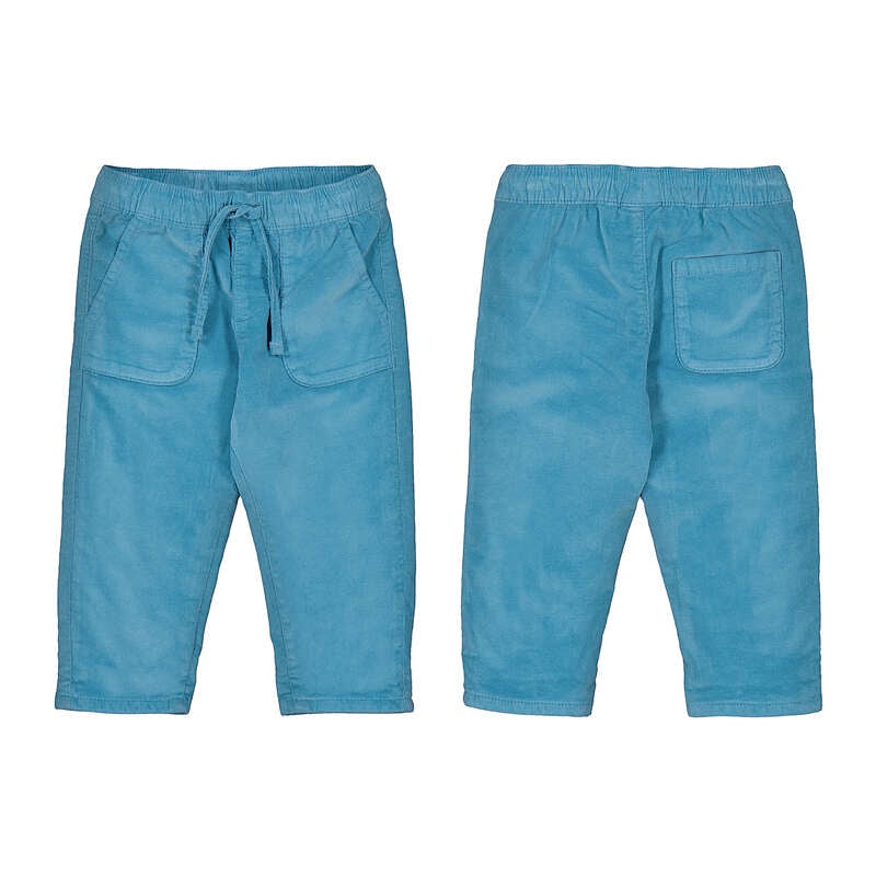 Blue Micro-Cord Lined Trousers 2546