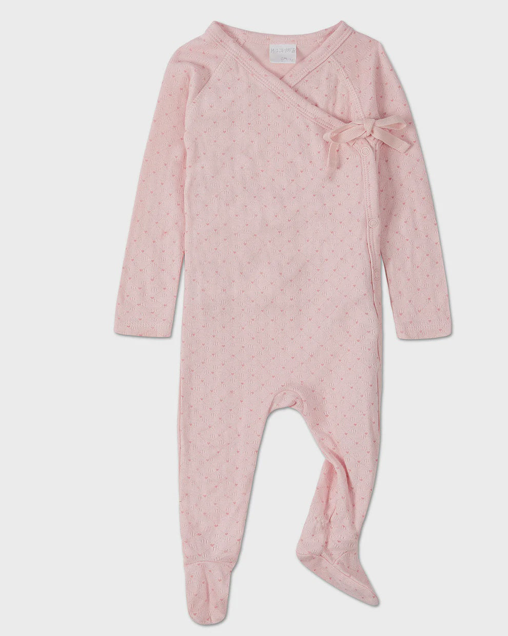 Little Hearts Pointelle Footie