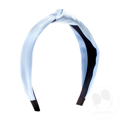 Satin Wrap Head Band With Knot