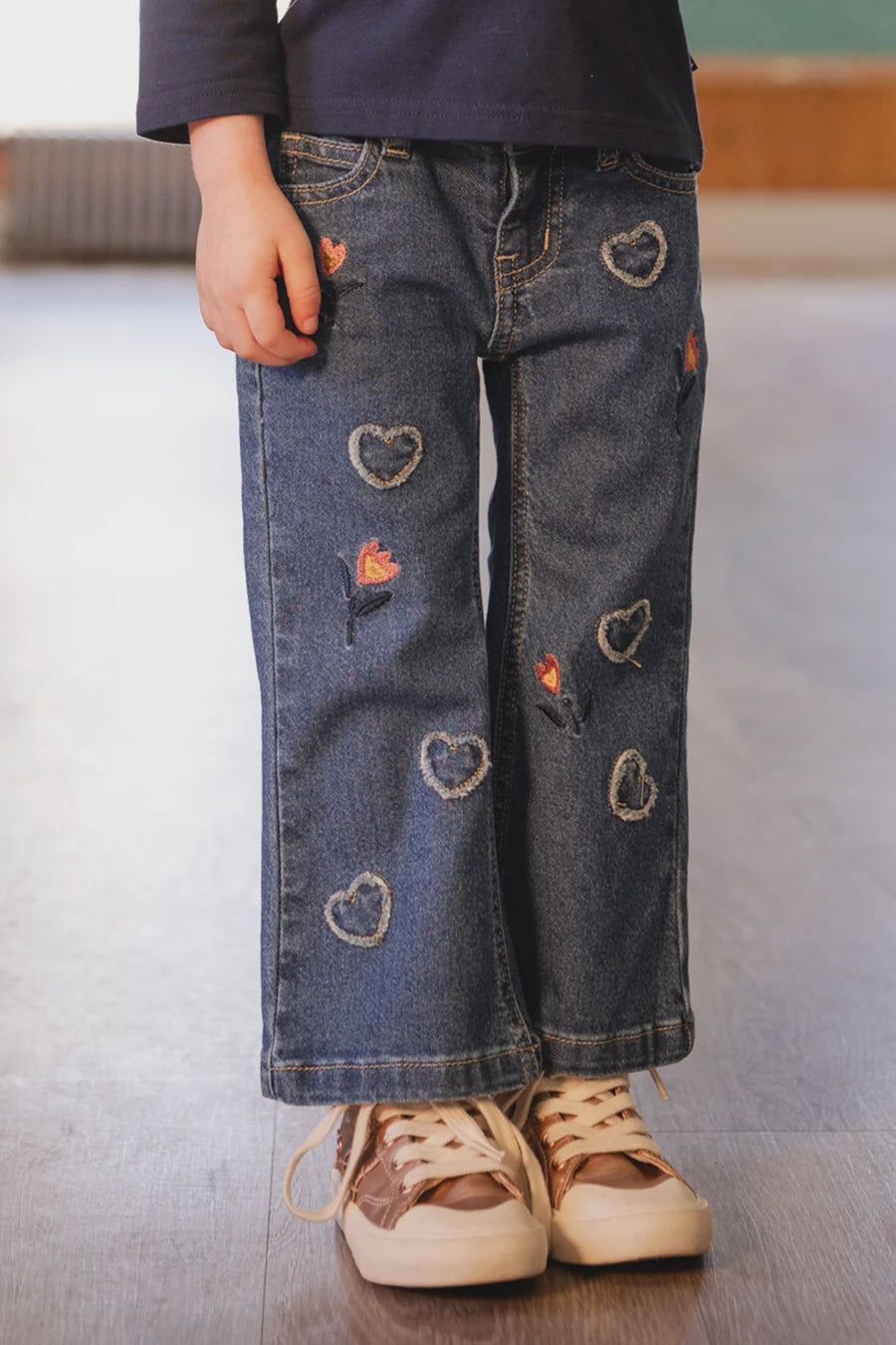 Embroidered Boot Cut Jean
