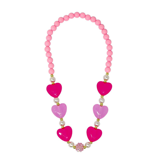 Ballet Heart & Pearl Necklace