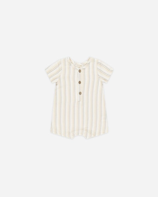 Summer Stripe Woven SS Romper