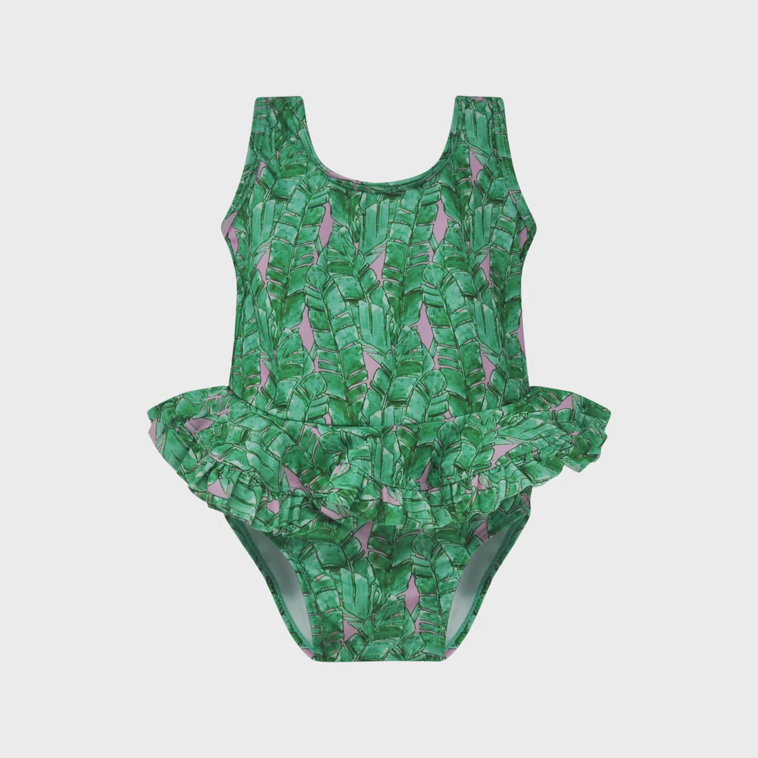 Tropical Fronds Stella Baby Ruffle Swimsuit