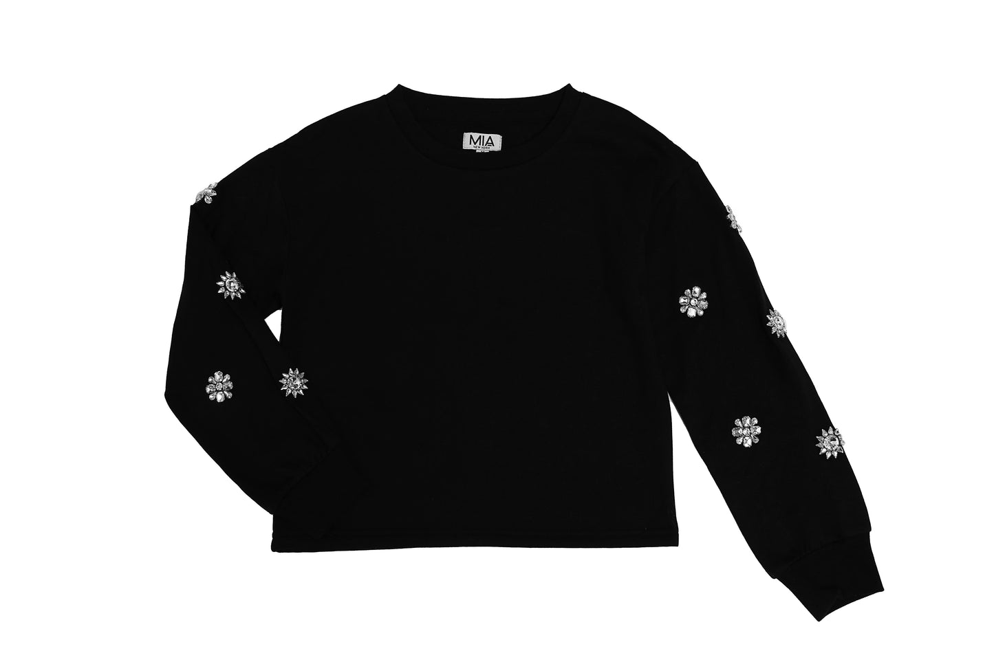 Jewel Sleeve Sweatshirt