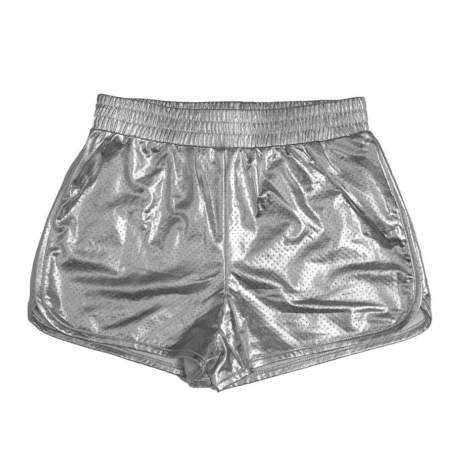 Metallic Athletic Shorts