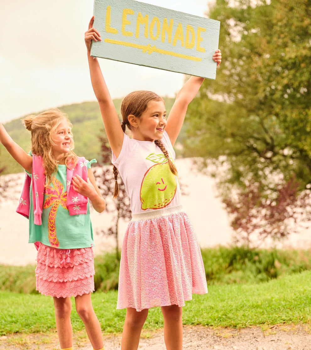 Pearl Mermaid Sequin Tulle Skirt