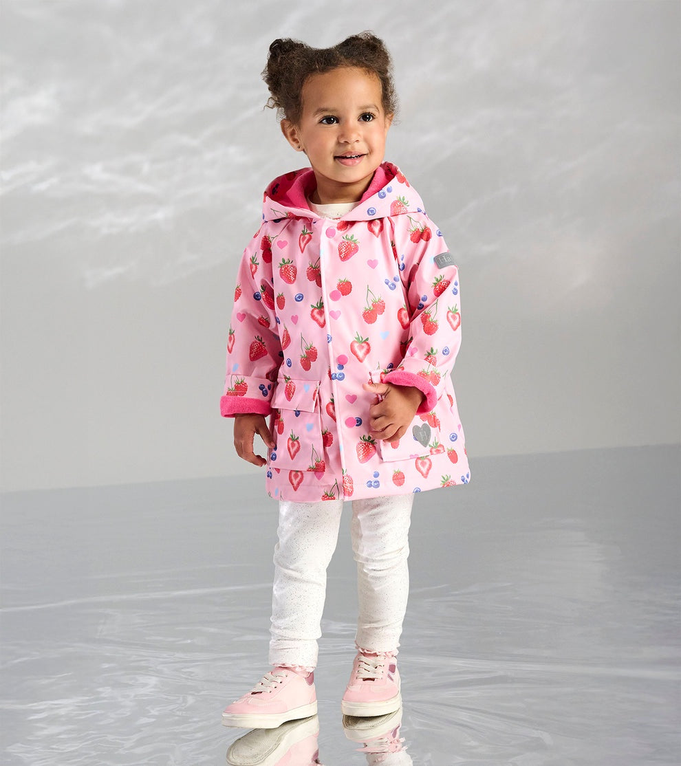 Summer Berries Snap Toddler Rain Coat