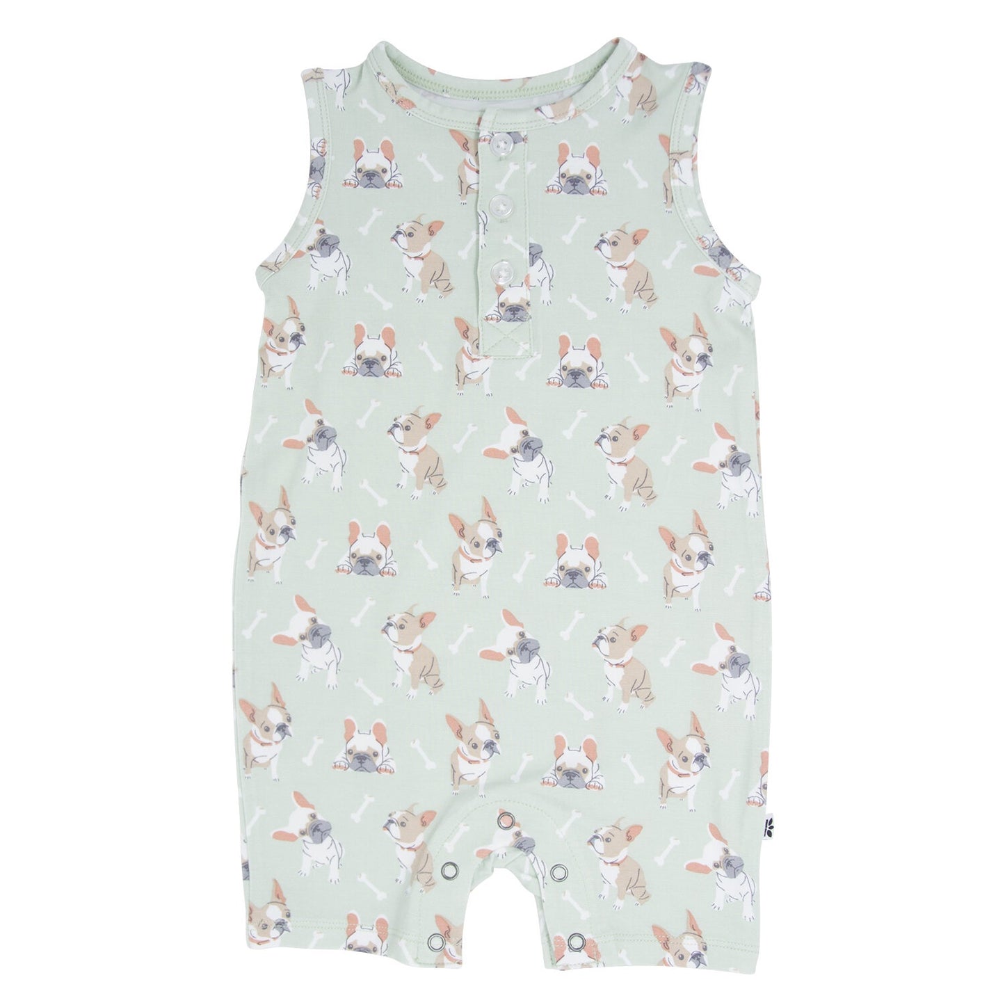 Frenchie Fun Tank Romper