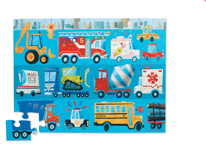 36-Piece Puzzle - Vehicles