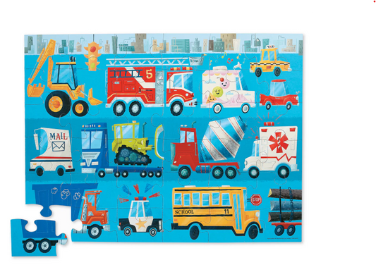 36-Piece Puzzle - Vehicles