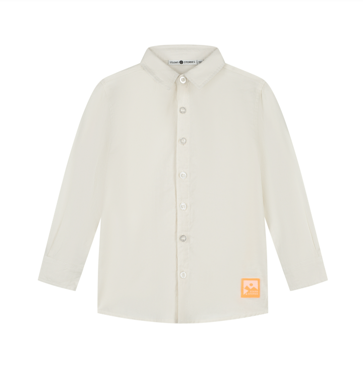 Simple Dressy Buttoned Toddler Shirt