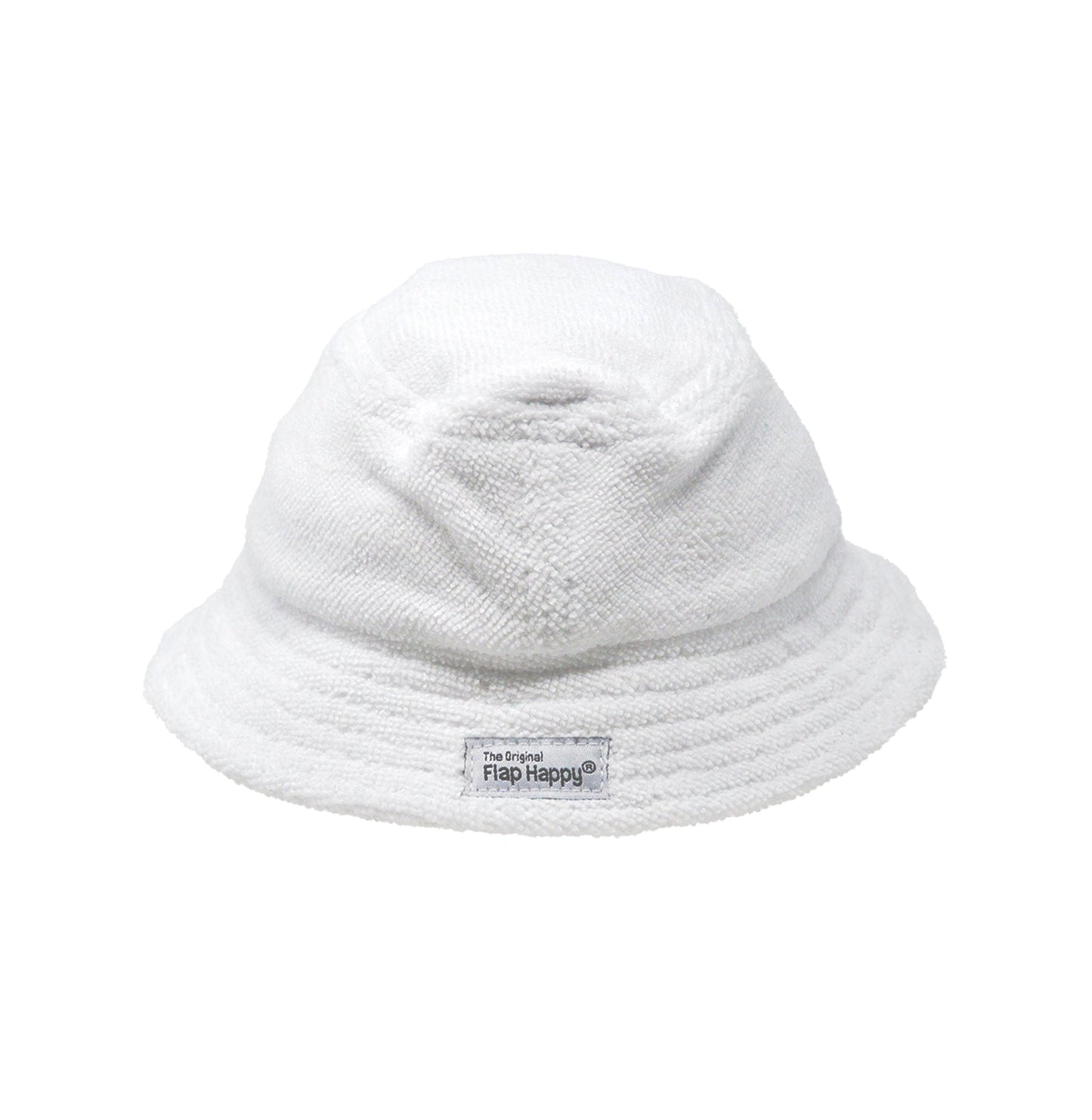 White Terry Beach Bucket Hat
