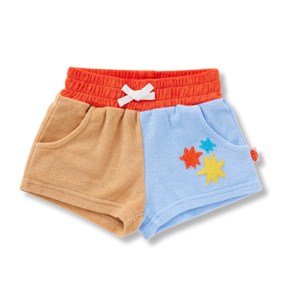 See You in Space Terry Baby Shorts