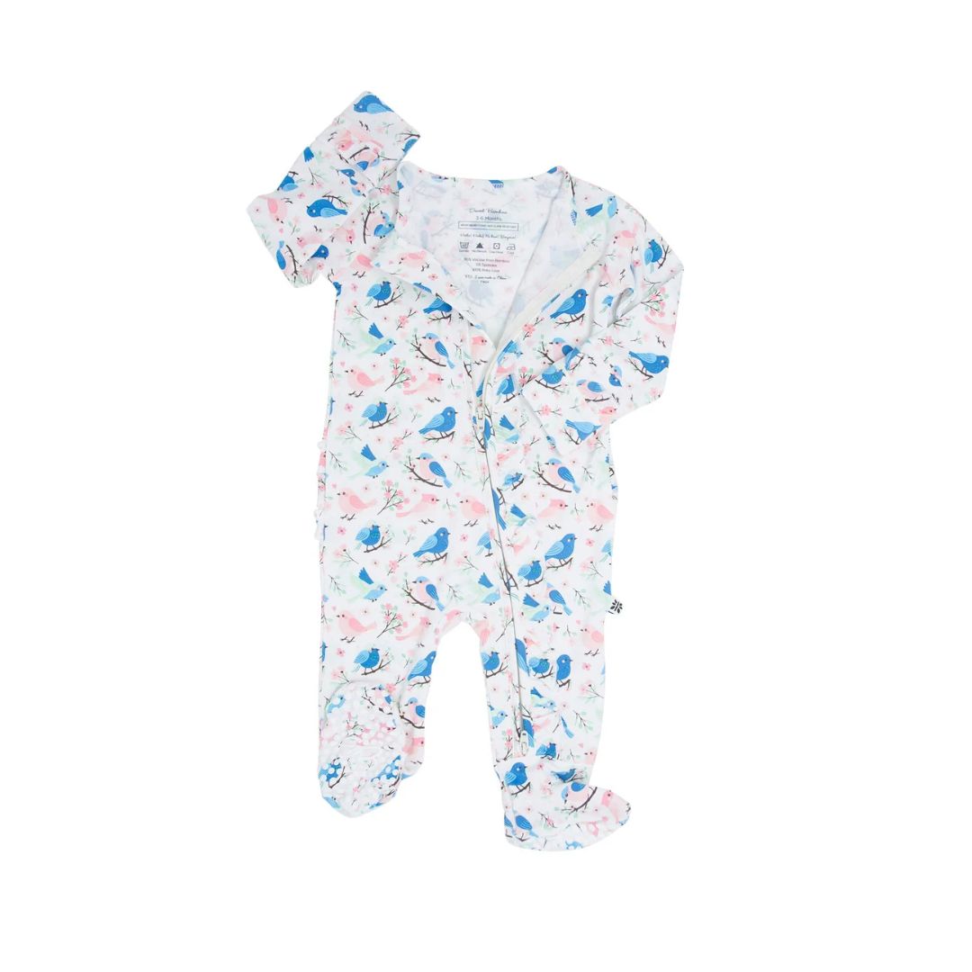 Songbirds Ruffle Footie